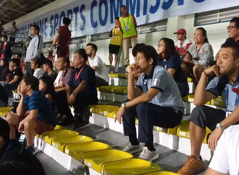 Quan sát U22 Việt Nam thi đấu, liệu HLV Nishino Akira có quá tự tin khi tuyên bố "sẽ loại Việt Nam". Ảnh VFF