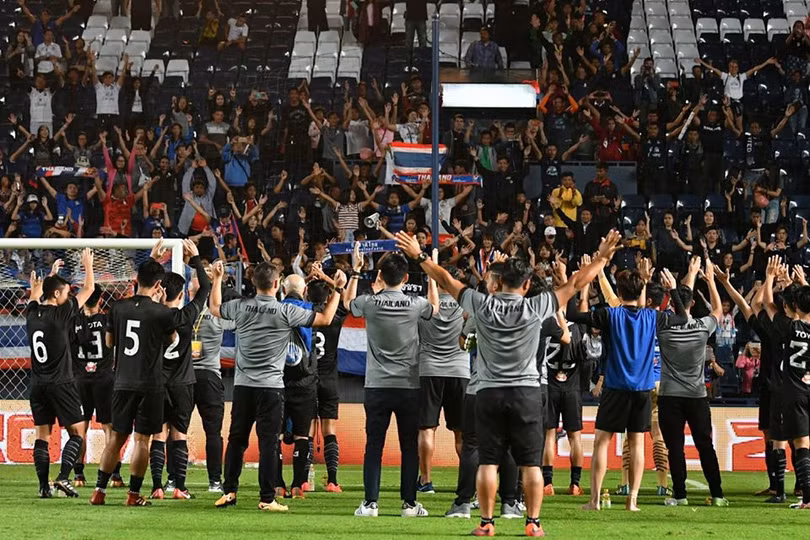 Rất có thể U22 Thái sẽ là đội chia tay sớm SEA Games 30? Ảnh Goal Thái.
