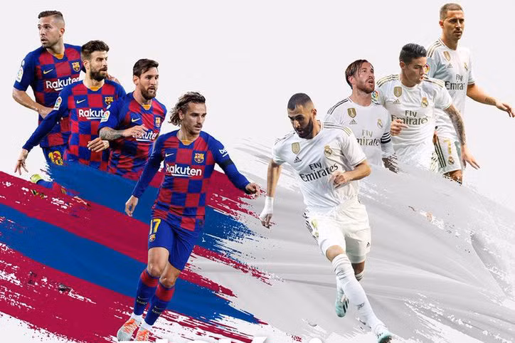 Trong 17 lần gần nhất tới viếng thăm sào huyệt của Real, Lionel Messi và các đồng đội của anh có đến 10 lần. Ảnh Getty Trong 17 lần gần nhất tới viếng thăm sào huyệt của Real, Lionel Messi và các đồng đội của anh có đến 10 lần. Ảnh Getty