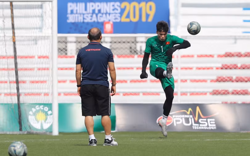 Đói với Bùi Tiếng Dũng đây là SEA Games đáng quên. Ảnh VFF