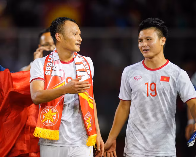 Trọng Hoàng - "Người truyền lửa" của U22 Việt Nam. Ảnh VFF Trọng Hoàng-