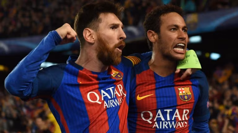 Giấc mớ CĐV xứ Catalonia về sự tái hợp giữa Neymar với Messi đã không thành. Ảnh CLB.