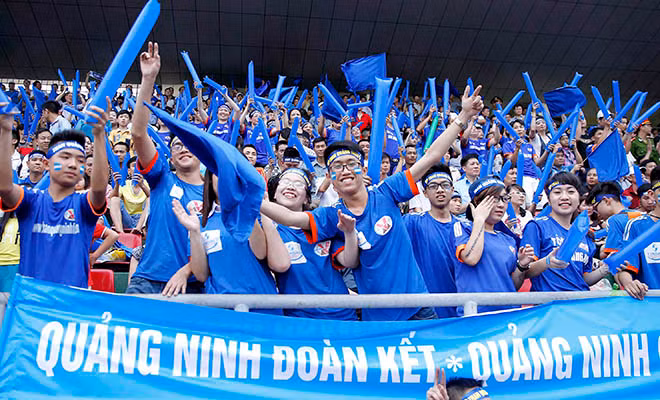 Cổ động viên Than Quảng Ninh cho rằng họ sẽ là "kẻ phá bĩnh" và chờ cơ hội (ảnh CLB) Cổ động viên Than Quảng Ninh cho rằng họ sẽ là
