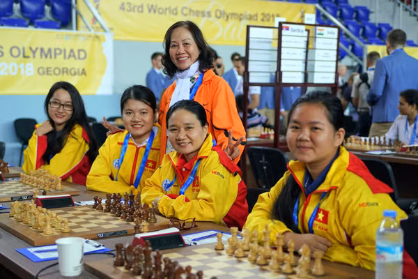 SEA Games 30, những chuyện bên lề đầy thú vị ảnh 1 Đội tuyển cờ vua nữ. Ảnh TT