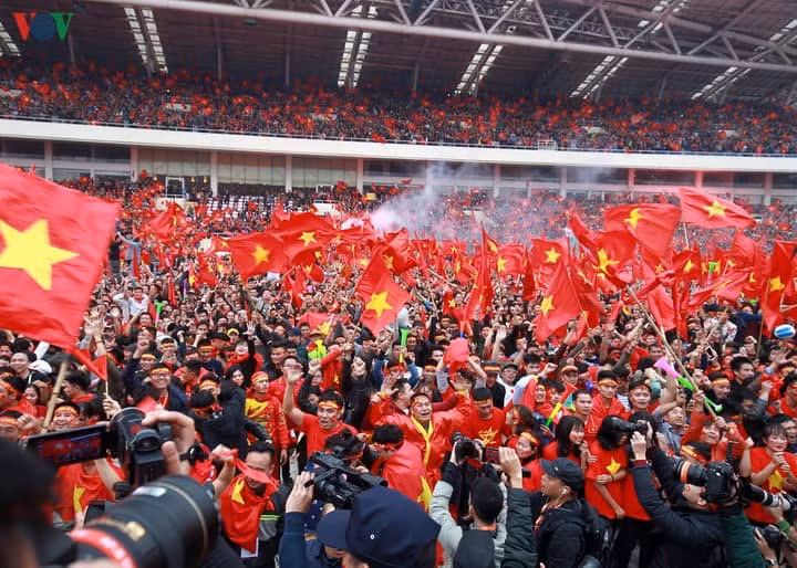 Niềm tin chiến thắng! Ảnh LĐ