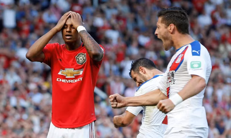 Old Trafford: Thảm kịch đầu mùa bóng ảnh 1 Đến lượt Rashford đá hỏng 11m. Ảnh BBC.
