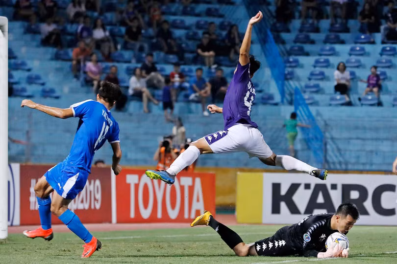 Hà Nội là CLB đầu tiên tại Đông Nam Á lọt vào chung kết liên khu vực của AFC Cup. Ảnh HNFC.