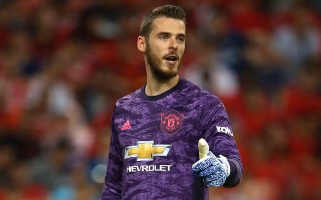 Old Trafford: Thảm kịch đầu mùa bóng ảnh 3 Thủ môn De Gea mắc lỗi để thua 1-2. Ảnh AP.