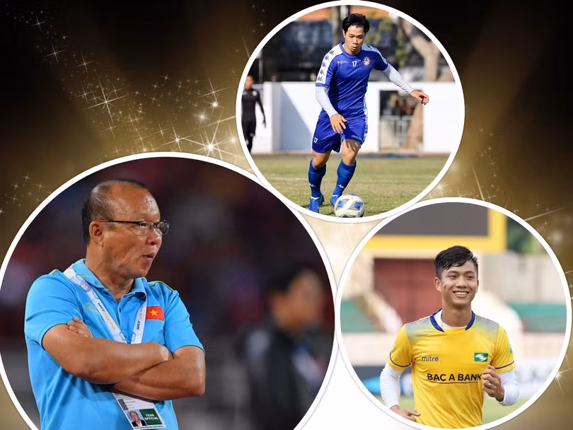 Bộ đôi Công Phượng, Văn Đức cũng đã trở lại thi đấu và ghi bàn. Ảnh AT