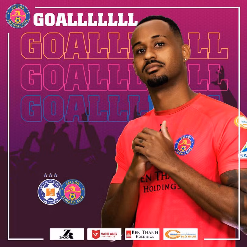 Pedro Paulo (Sài Gòn) đã có 2 bàn thắng tại mùa giải này. Ảnh SGFC Pedro Paulo (Sài Gòn) đã có 2 bàn thắng tại mùa giải này. Ảnh SGFC