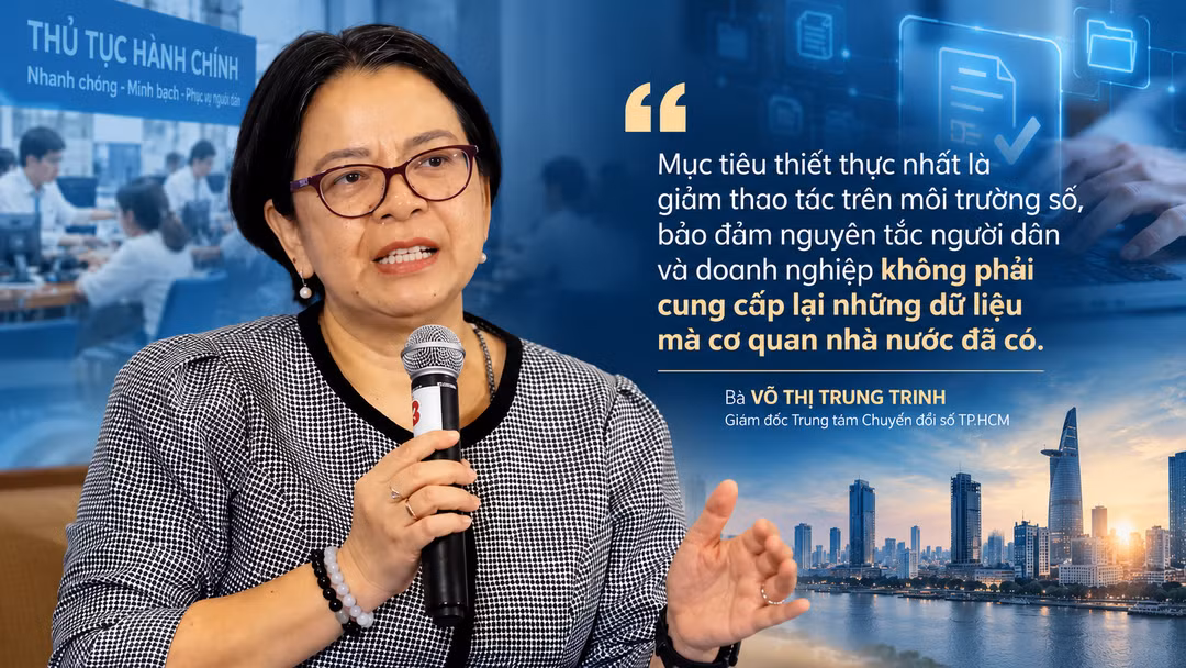 Dữ liệu được chuẩn hóa, kết nối và khai thác hiệu quả sẽ giúp TP.HCM cải thiện chất lượng giải quyết thủ tục hành chính cho người dân. Ảnh: Báo Điện tử Chính phủ.