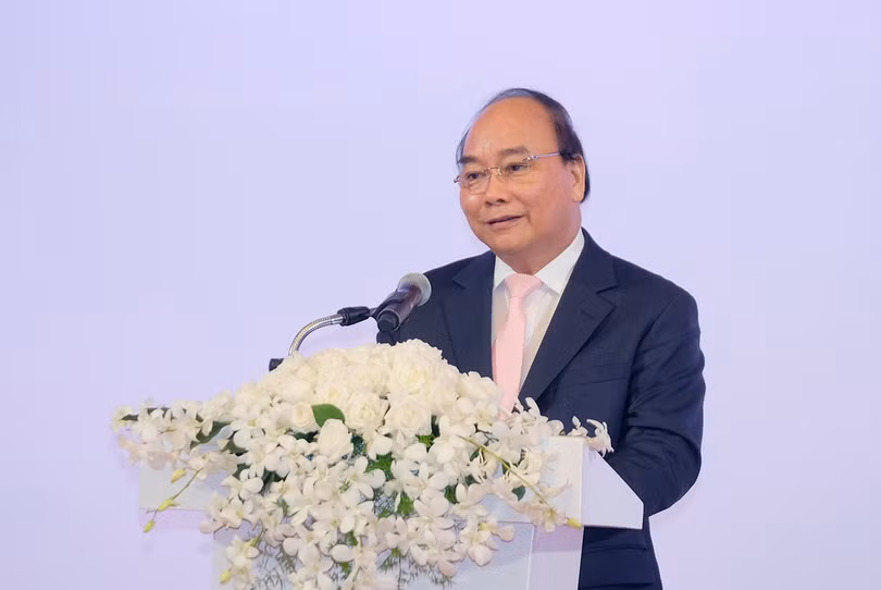 Thủ tướng Nguyễn Xuân Phúc phát biểu tại buổi lễ công bố hợp tác chiến lược của Công ty Cổ phần Hoàng Anh Gia Lai (HAGL) và Công ty Cổ phần Ô tô Trường Hải (Thaco) Thủ tướng Nguyễn Xuân Phúc phát biểu tại buổi lễ công bố hợp tác chiến lược của Công ty Cổ phần Hoàng Anh Gia Lai (HAGL) và Công ty Cổ phần Ô tô Trường Hải (Thaco)