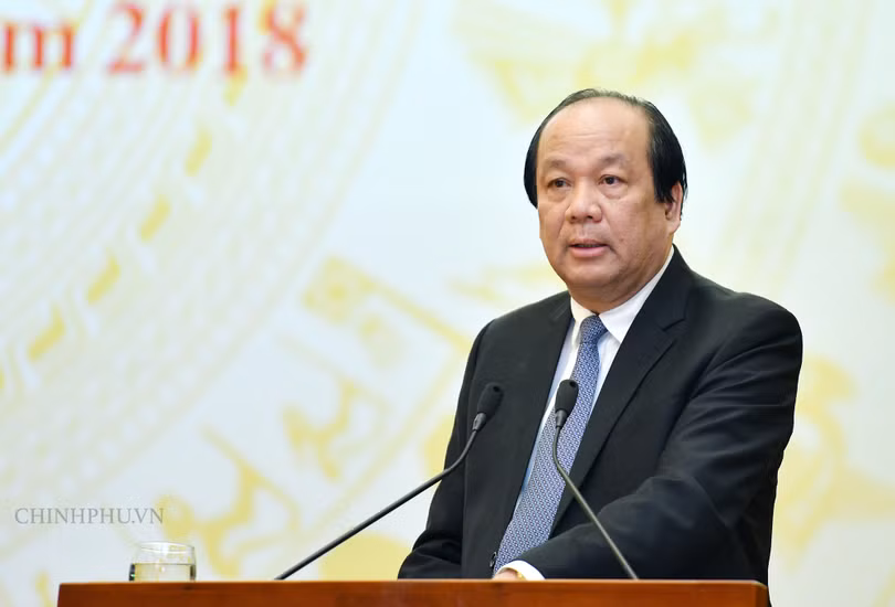 Bộ trưởng Mai Tiến Dũng chủ trì buổi họp báo. Ảnh: VGP/Quang Hiếu Bộ trưởng Mai Tiến Dũng chủ trì buổi họp báo. Ảnh: VGP/Quang Hiếu