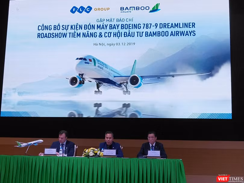 Toàn cảnh buổi gặp gỡ báo chí do Bamboo Airways tổ chức Toàn cảnh buổi gặp gỡ báo chí do Bamboo Airways tổ chức