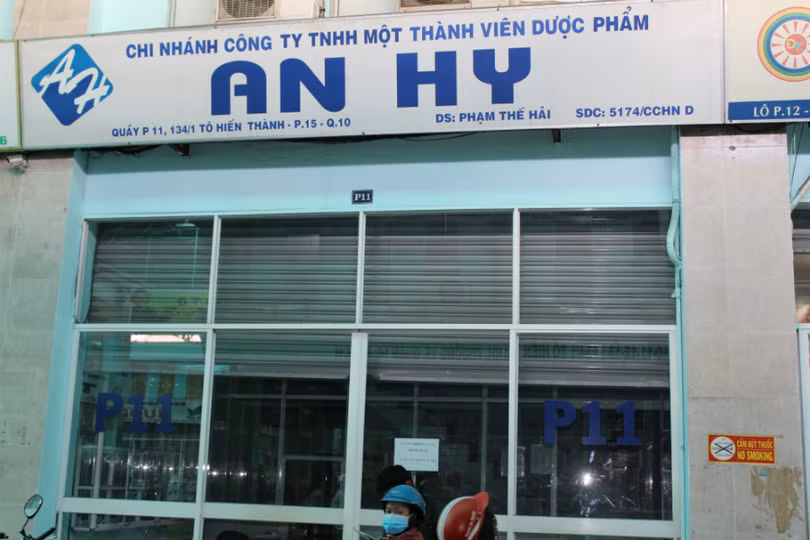 Một chi nhánh của Công ty TNHH MTV Dược Phẩm An Hy (Ảnh: Internet) Một chi nhánh của Công ty TNHH MTV Dược Phẩm An Hy (Ảnh: Internet)