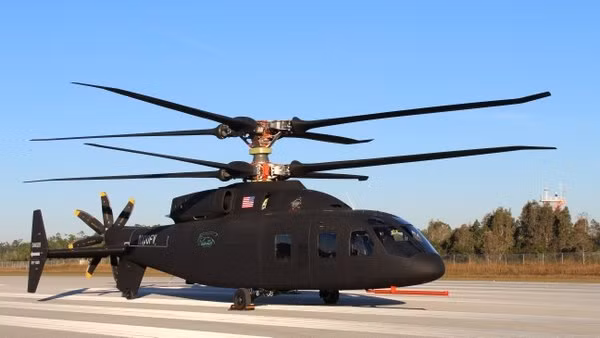 Trực thăng tương lai Defiant của liên doanh Sikorsky-Boeing. Ảnh: Defense News. Trực thăng tương lai Defiant của liên doanh Sikorsky-Boeing. Ảnh: Defense News.