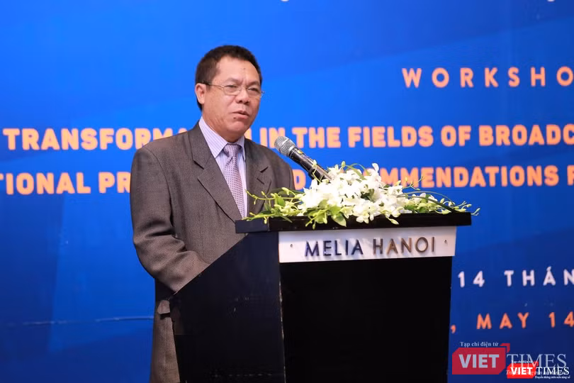 Phó Chủ tịch kiêm Tổng Thư ký Hội Truyền thông số Việt Nam Lê Đức Sảo.