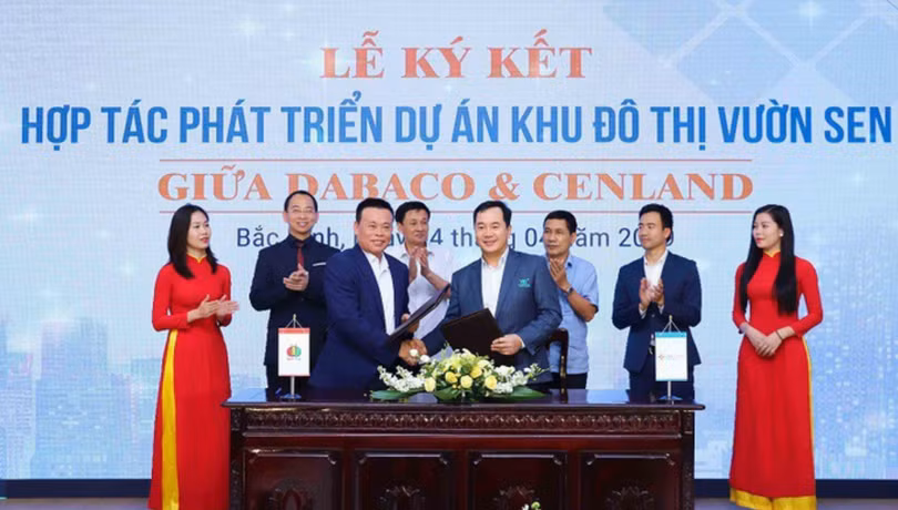 Buổi lễ ký kết hợp tác giữa Dabaco và Cenland Buổi lễ ký kết hợp tác giữa Dabaco và Cenland