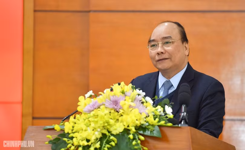Thủ tướng Chính phủ Nguyễn Xuân Phúc phát biểu chỉ đạo tại Hội nghị (Ảnh: VPCP) Thủ tướng Chính phủ Nguyễn Xuân Phúc phát biểu chỉ đạo tại Hội nghị (Ảnh: VPCP)