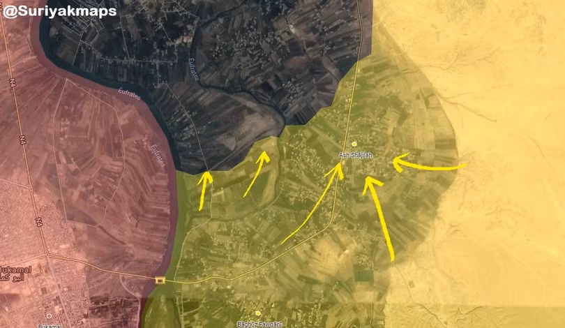 Cuộc tấn công của lực lượng SDF trên chiến trường thung lũng Euphrates. ảnh minh họa Deir Ezzor Cuộc tấn công của lực lượng SDF trên chiến trường thung lũng Euphrates. ảnh minh họa Deir Ezzor