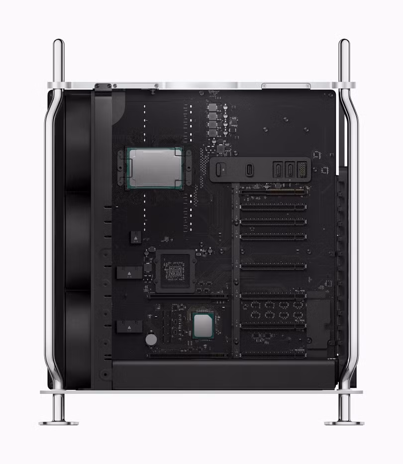 Mac Pro (2019) có thiết kế mô-đun hóa để quá trình nâng cấp dễ dàng hơn. Ảnh: Engadget Mac Pro (2019) có thiết kế mô-đun hóa để quá trình nâng cấp dễ dàng hơn. Ảnh: Engadget