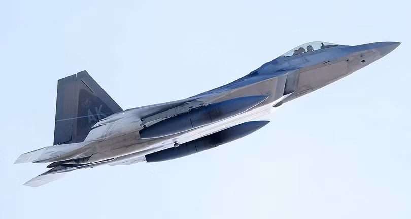 Một số hình ảnh cuộc diễn tập quy mô lớn của không đoàn 3 tiêm kích tàng hình F-22 Raptor. Ảnh The Drive