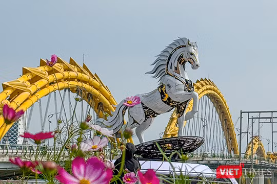 Linh vâth Kim Mã 4.0 sẽ được trưng bày ở khu vực sân vỉa hè trước cầu chữ T, đường Bạch Đằng.