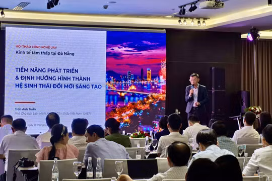 Trung tâm Hỗ trợ Khởi nghiệp Đổi mới Sáng tạo Đà Nẵng (DISSC) phối hợp cùng các sở ngành tổ chức Hội thảo “Công nghệ UAV - Thúc đẩy phát triển kinh tế tầm thấp tại thành phố Đà Nẵng”.