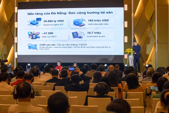 Sáng 2/10, UBND thành phố Đà Nẵng tổ chức Hội nghị Xúc tiến phát triển các ngành công nghiệp văn hóa. Ảnh XM.