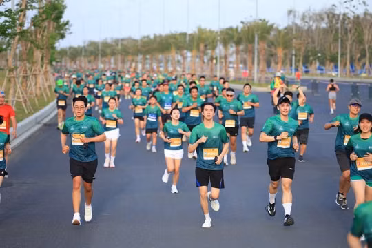 Chạy giữa thiên nhiên tại không gian kề rừng kế biển là trải nghiệm mà bất cứ runner nào cũng muốn trải qua. (Hình ảnh giải chạy tại Vinhomes Green Paradise, tháng 5/2026). Ảnh XH.