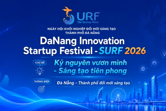 Ngày hội Khởi nghiệp đổi mới sáng tạo TP Đà Nẵng (SURF 2026) sẽ diễn ra trong 2 ngày 18/8 - 19/8 tại Cung Hội nghị Quốc tế Furama Đà Nẵng.