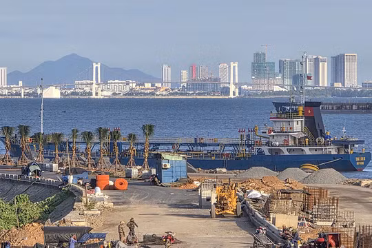 Một góc Cảng biển Liên Chiểu, TP Đà Nẵng.