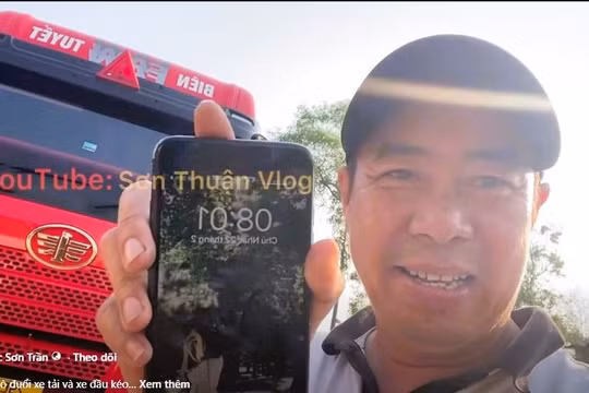Tài xế container livestream bày tỏ bức xúc về việc bị quán ăn ở đường tránh TP Huế "đuổi thẳng".