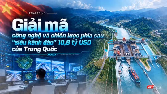 Giải mã tính toán chiến lược và công nghệ phía sau “siêu kênh đào” 10,8 tỷ USD của Trung Quốc