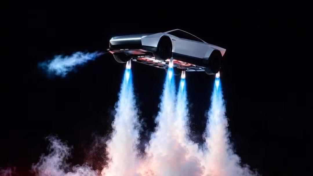 Siêu xe điện của Tesla trình diễn khả năng bay
