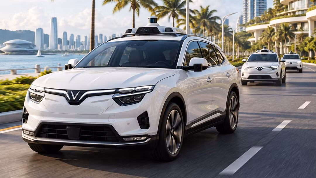 VinFast chuẩn bị thử nghiệm 200 taxi không người lái tại TP.HCM