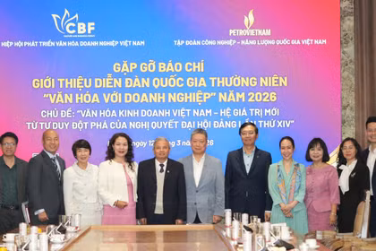 Diễn đàn “Văn hóa với doanh nghiệp” 2026: Thúc đẩy chuẩn mực kinh doanh mới