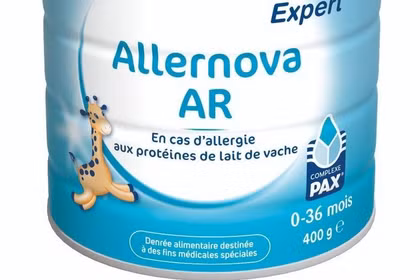 Thu hồi khẩn sữa Allernova AR sau khi nhiều trẻ sơ sinh nôn ói