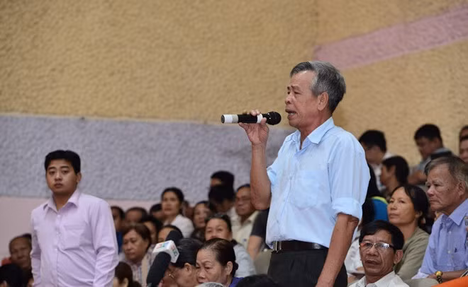 Cử tri Phạm Văn Thoai. Nguồn: Zing