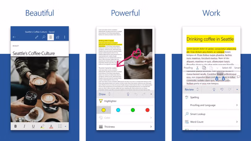 Ứng dụng "huyền thoại" Microsoft Word (Ảnh: Android Authority) Ứng dụng "huyền thoại" Microsoft Word (Ảnh: Android Authority)