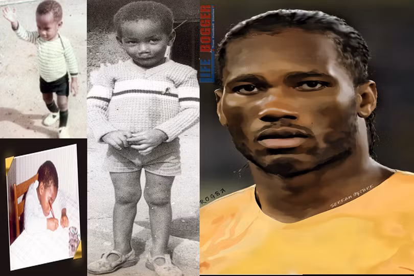 Drogba khi còn nhỏ (Ảnh: LifeBogger) Drogba khi còn nhỏ (Ảnh: LifeBogger)