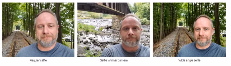 Chất lượng ảnh chụp selfie (Ảnh: Android Authority) Chất lượng ảnh chụp selfie (Ảnh: Android Authority)