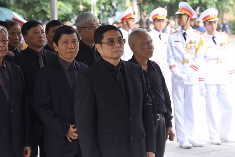 Đoàn của Ban Tổ chức Trung ương viếng Chủ tịch nước Trần Đại Quang. Ảnh: VietNamNet
