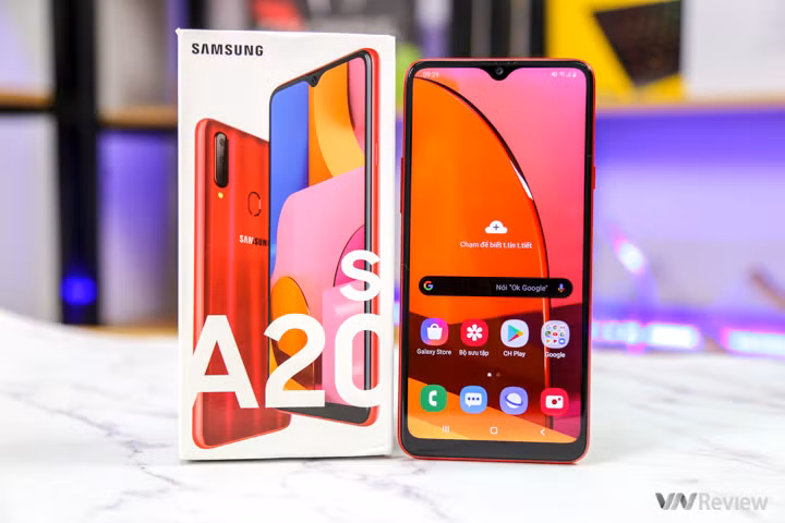 Samsung Galaxy A20s (Ảnh: Vnreview) Samsung Galaxy A20s (Ảnh: Vnreview)