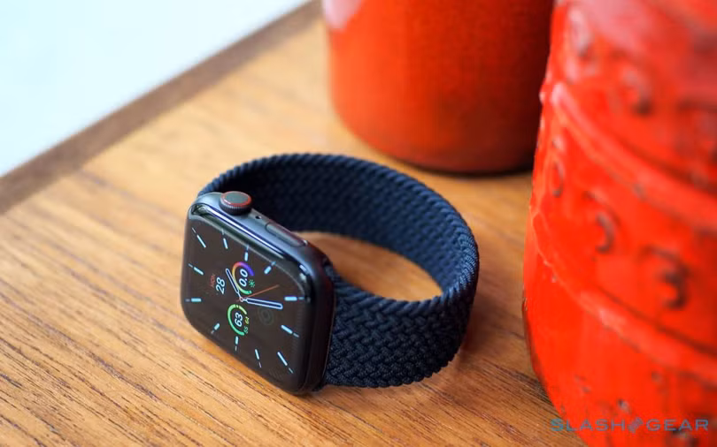 Vòng xoay digital crown trên Apple Watch SE (Ảnh: Slash Gear) Vòng xoay digital crown trên Apple Watch SE (Ảnh: Slash Gear)