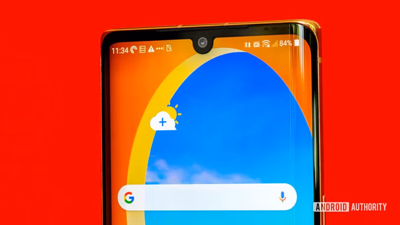 Phần tai thỏ khá thô của chiếc LG Velvet (Ảnh: Android Authority) Phần tai thỏ khá thô của chiếc LG Velvet (Ảnh: Android Authority)