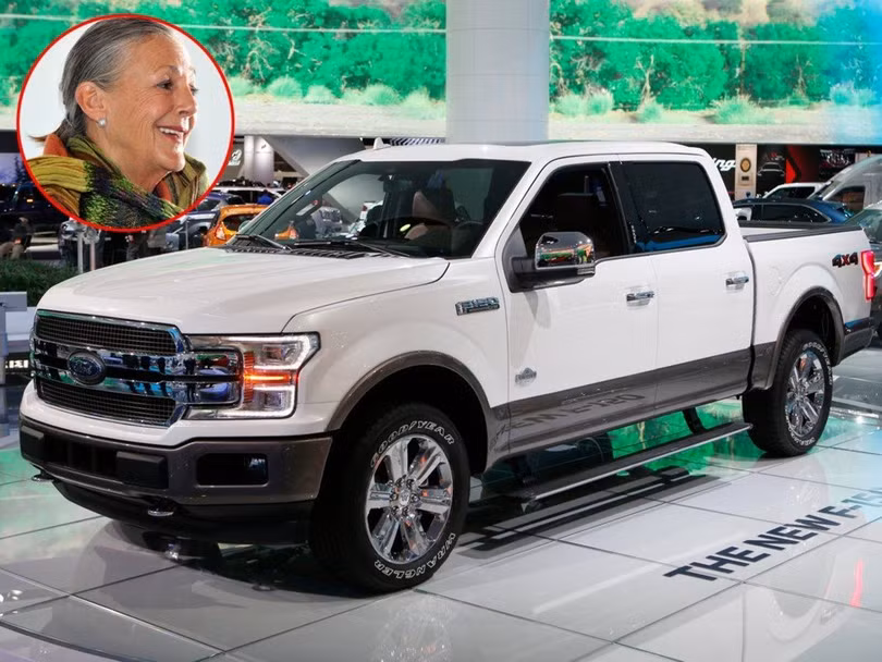 Alice Walton sử dụng chiếc Ford F - 150 tưởng nhớ người cha của mình (Ảnh: scmp.com)