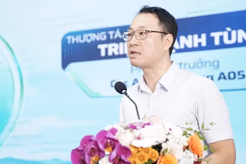 Phó cục trưởng A05 Triệu Mạnh Tùng lưu ý doanh nghiệp cần đánh giá an toàn trong quá trình lựa chọn công nghệ, quản lý nhà cung cấp và tổ chức kết nối từ xa. Ảnh: T.Uyên.