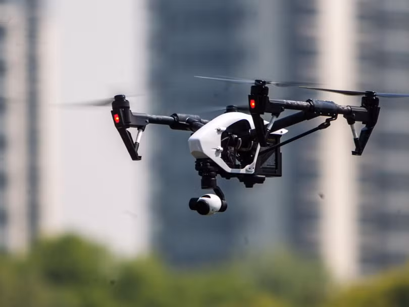 Máy bay không người lái của Công ty DJI hiện chiếm tới 70% thị phần thế giới (Ảnh: Guancha).