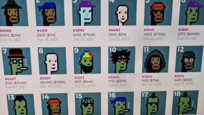 Những hình vẽ của CryptoPunks đơn giản, nhưng có giá hàng nghìn USD nhờ tính "duy nhất" của mình. Những hình vẽ của CryptoPunks đơn giản, nhưng có giá hàng nghìn USD nhờ tính "duy nhất" của mình.